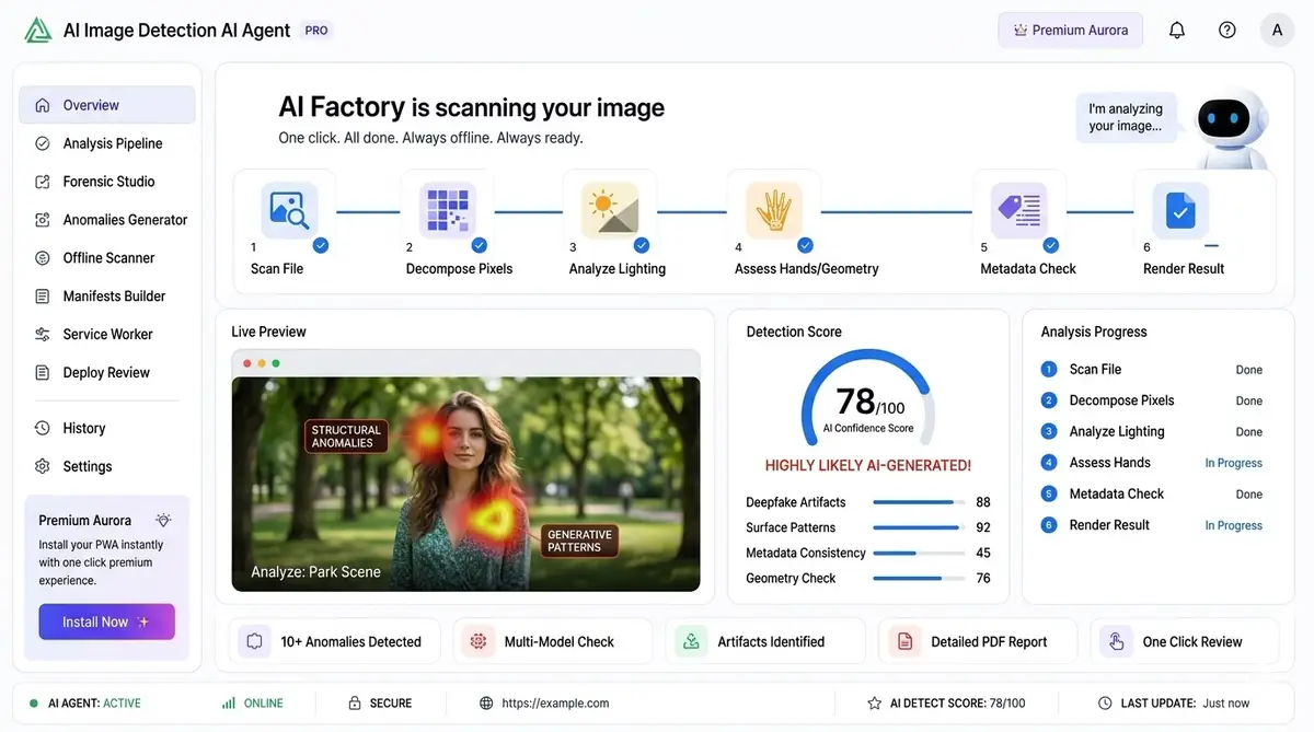 AI Icelandic learning — example of the AI tool dashboard software